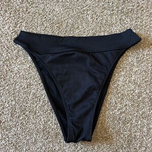 NWOT Hollister Black Bikini Bottoms